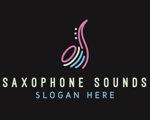 Saxophone - Studio Bar Saxophone logo design