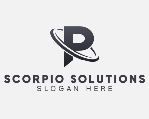 Startup Business Letter P  logo design