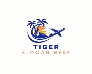 Tropical Airplane Tour Logo