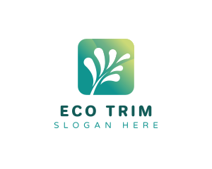 Bio Eco Plant App logo design