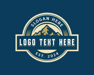 Traveler - Outdoor Mountain Explorer logo design