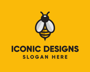 Symbol - Simple Bee Symbol logo design