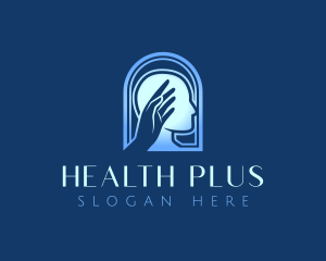 Human Mental Health Hand logo design