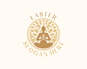 Healty - Zen Yoga Meditation logo design