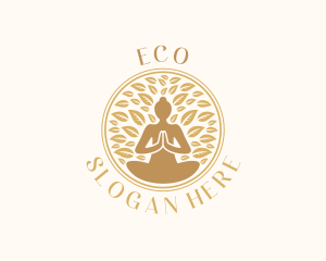 Healty - Zen Yoga Meditation logo design