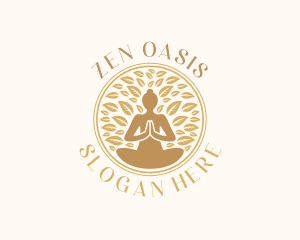 Zen Yoga Meditation logo design