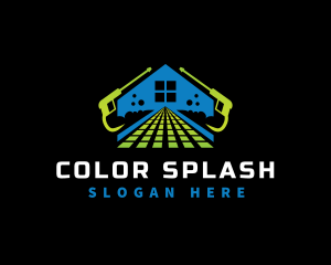 Path Pressure Wash Housekeeping logo design