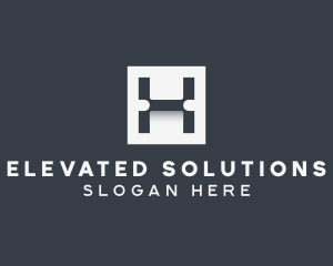 Professional Brand Letter H logo design