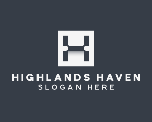 Professional Brand Letter H logo design