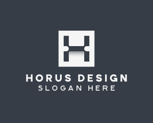 Professional Brand Letter H logo design