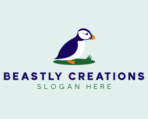 Avian Puffins Bird logo design