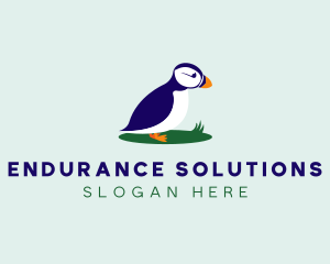 Avian Puffins Bird logo design