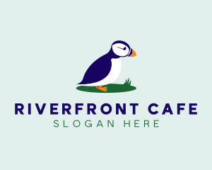 Avian Puffins Bird logo design