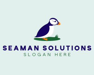 Avian Puffins Bird logo design