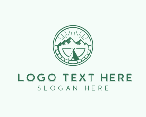 Mountain Range Tepee Camp Logo