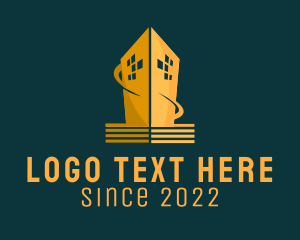 Architecture - Urban Skyscraper Building logo design