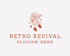 Retro - Retro Sausage Snack logo design