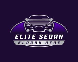 Sedan - Car Sedan Detailing logo design