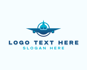 Forwarding - Flight Aviation Plane logo design