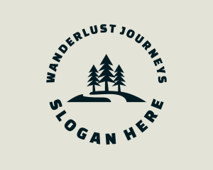 Eco Park - Nature Camping Tree logo design