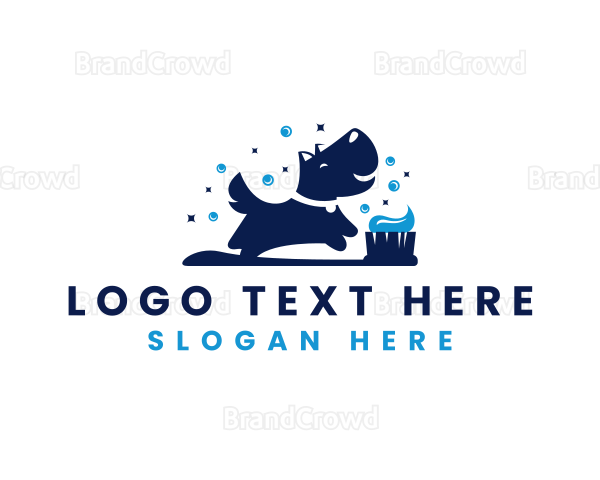 Pet Dog Toothbrush Logo