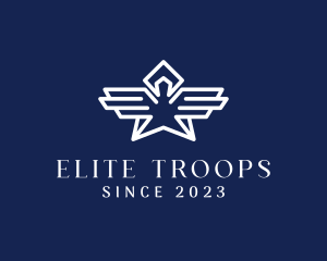 Military Troop Rank logo design