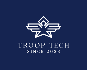 Troop - Military Troop Rank logo design