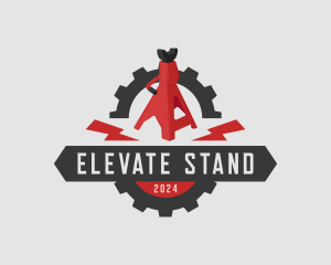 Mechanic Tool Jack Stand logo design