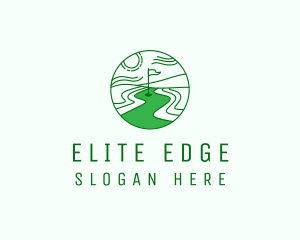 Golf Competition Sport  logo design