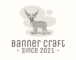 Gray Wild Deer logo design