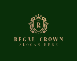 Crown Shield Royalty logo design