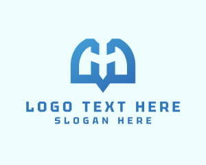 Letter M - Marketing Insurance Letter M logo design