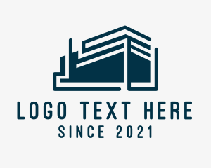 Container - Factory Storage House logo design