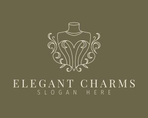 Elegant Fashion Mannequin logo design