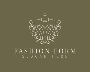 Elegant Fashion Mannequin logo design