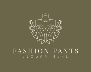 Elegant Fashion Mannequin logo design