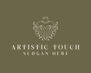 Elegant Fashion Mannequin logo design