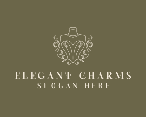 Elegant Fashion Mannequin logo design