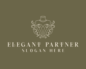 Elegant Fashion Mannequin logo design