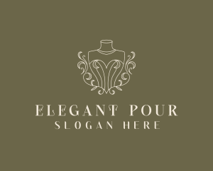 Elegant Fashion Mannequin logo design