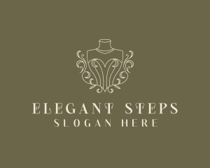 Elegant Fashion Mannequin logo design