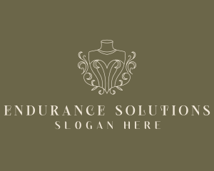 Elegant Fashion Mannequin logo design