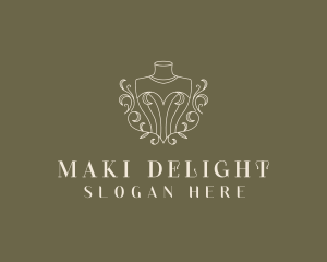 Elegant Fashion Mannequin logo design