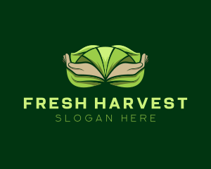 Farm Harvest Hand logo design