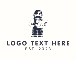 Manager - Construction Supervisor Handyman logo design