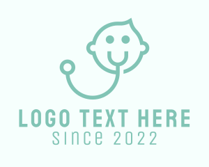 Bib - Infant Toddler Pediatric logo design