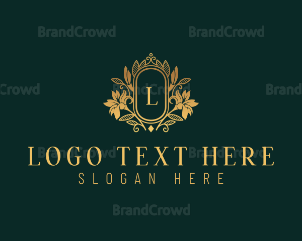 Stylish Wedding Floral Logo