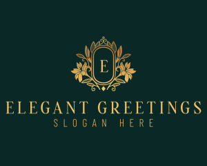 Stylish Wedding Floral logo design