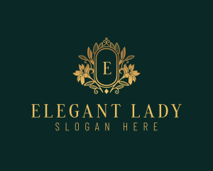 Stylish Wedding Floral logo design