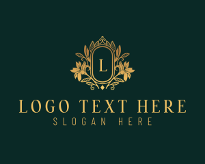 Stylish Wedding Floral Logo